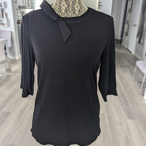 Georgio Armani black stretched top - Picture 1 of 6